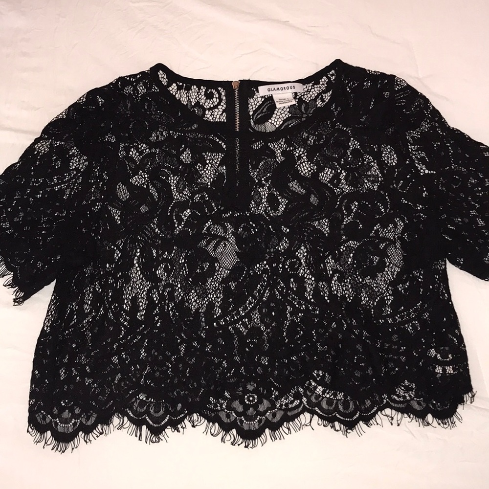 Glamorous Lace Crop